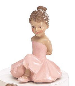 Resin Pink Ballerina Figurines