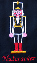 Load image into Gallery viewer, Embroidered Nutcracker 7&quot;x9&quot; Tote Bag - Ballet Gift Shop