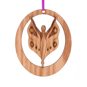 Butterfly Dancer Laser-Etched Ornament - Ballet Gift Shop