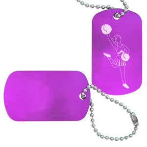 Cheerleading Bag Tag (Choose from 3 designs) - Ballet Gift Shop