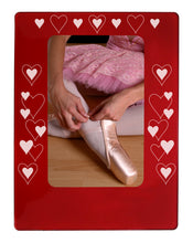 Load image into Gallery viewer, All Hearts 4&quot; x 6&quot; Magnetic Photo Frame (Vertical/Portrait) - Ballet Gift Shop