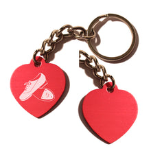 Load image into Gallery viewer, Dance-Themed Key Chain - Heart (Choose from 6 designs)
