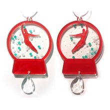 Load image into Gallery viewer, Male Ballet Dancer Snow Globe Ornament