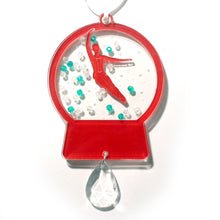 Load image into Gallery viewer, Male Ballet Dancer Snow Globe Ornament
