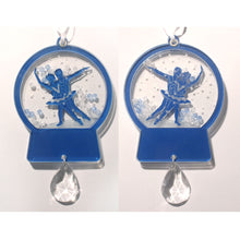 Load image into Gallery viewer, Snow Pas de Deux Snow Globe Ornament