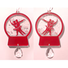 Load image into Gallery viewer, Snow Pas de Deux Snow Globe Ornament