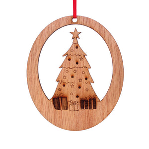 Christmas Tree Laser-Etched Ornament - Ballet Gift Shop