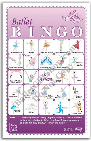 Product Profile: Ballet Bingo and Nutcracker Ballet Bingo Sets