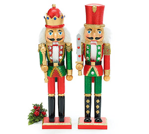 15" Glittery Nutcrackers - Ballet Gift Shop