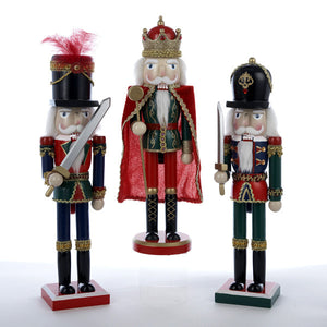 15" Nutcrackers with White Hair - Ballet Gift Shop