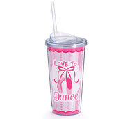 Love to Dance Ballet 20 oz. Travel Cup - Ballet Gift Shop