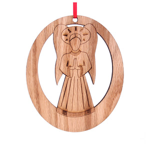 Angel Laser-Etched Ornament - Ballet Gift Shop