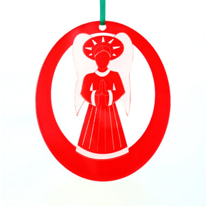 Angel Laser-Etched Ornament - Ballet Gift Shop