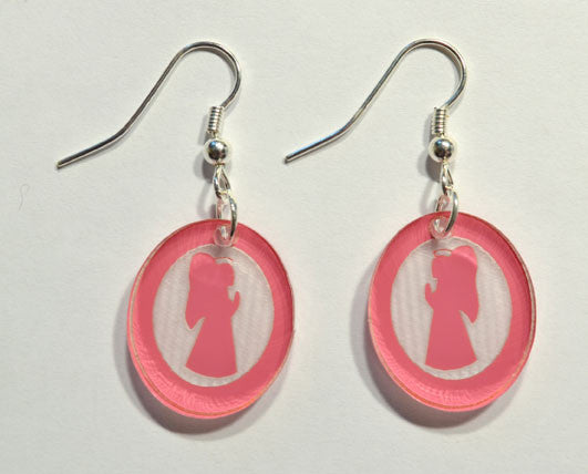 Angel Silhouette Earrings - Ballet Gift Shop