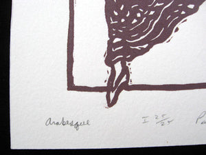 "Arabesque" 5x7 Art Print - Ballet Gift Shop