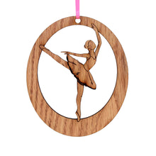 Load image into Gallery viewer, Arabesque Laser-Etched Ornament - Ballet Gift Shop