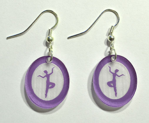 Arabian Coffee Silhouette Earrings - Ballet Gift Shop