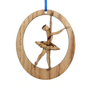 Attendant Laser-Etched Ornament - Ballet Gift Shop