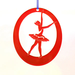 Attendant Laser-Etched Ornament - Ballet Gift Shop