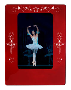 Ballerina 4" x 6" Magnetic Photo Frame (Vertical/Portrait) - Ballet Gift Shop