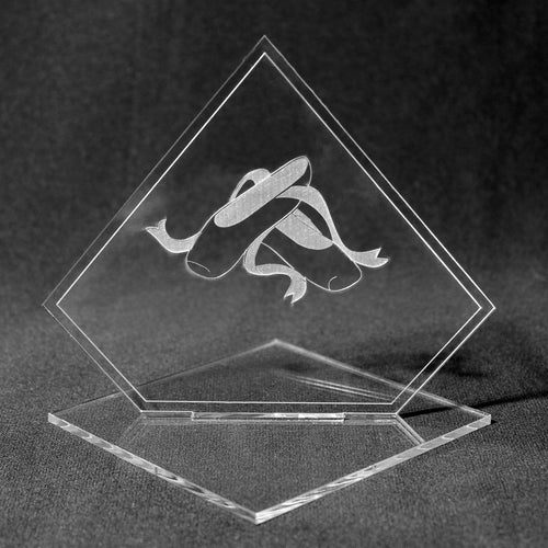 Ballet Shoes Acrylic Award