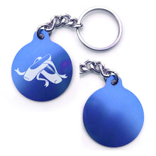 Load image into Gallery viewer, Dance-Themed Key Chain  - Circle (Choose from 6 designs)