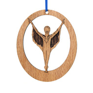 Bird Dancer Laser-Etched Ornament - Ballet Gift Shop