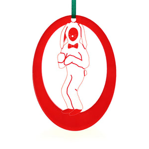 Toy Bunny Laser-Etched Ornament - Ballet Gift Shop