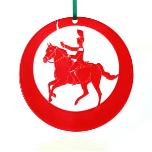 Cavalry Soldier Laser-Etched Ornament - Ballet Gift Shop