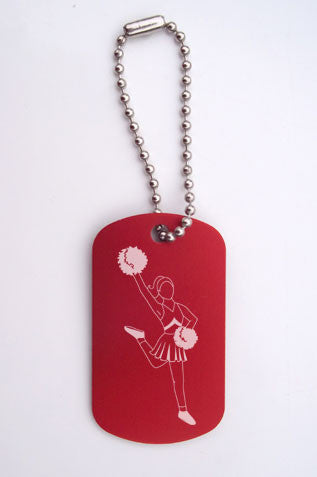 Cheerleading Bag Tag (Choose from 3 designs) - Ballet Gift Shop