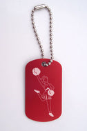 Cheerleading Bag Tag (Choose from 3 designs) - Ballet Gift Shop