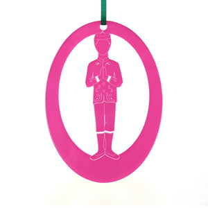 Chinese Boy Laser-Etched Ornament - Ballet Gift Shop