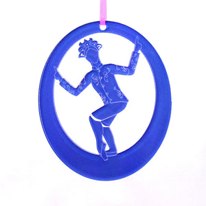 Chinese Tea Lady Laser-Etched Ornament - Ballet Gift Shop