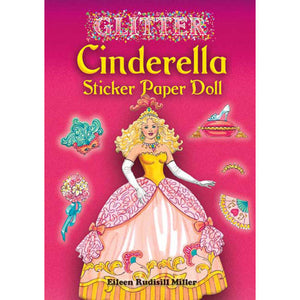 Glitter Cinderella Sticker Paper Doll - Ballet Gift Shop