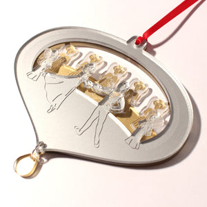 Clara, Prince & Angels Layered Ornament - Ballet Gift Shop