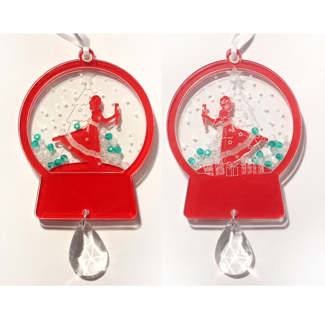 Clara / Marie Snow Globe Ornament