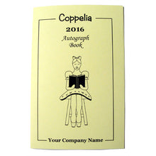 Load image into Gallery viewer, Coppelia Autograph Book - Ballet Gift Shop