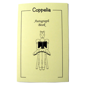 Coppelia Autograph Book - Ballet Gift Shop