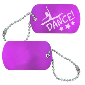 Jazz Dance Bag Tag (Choose from 2 designs) - Ballet Gift Shop