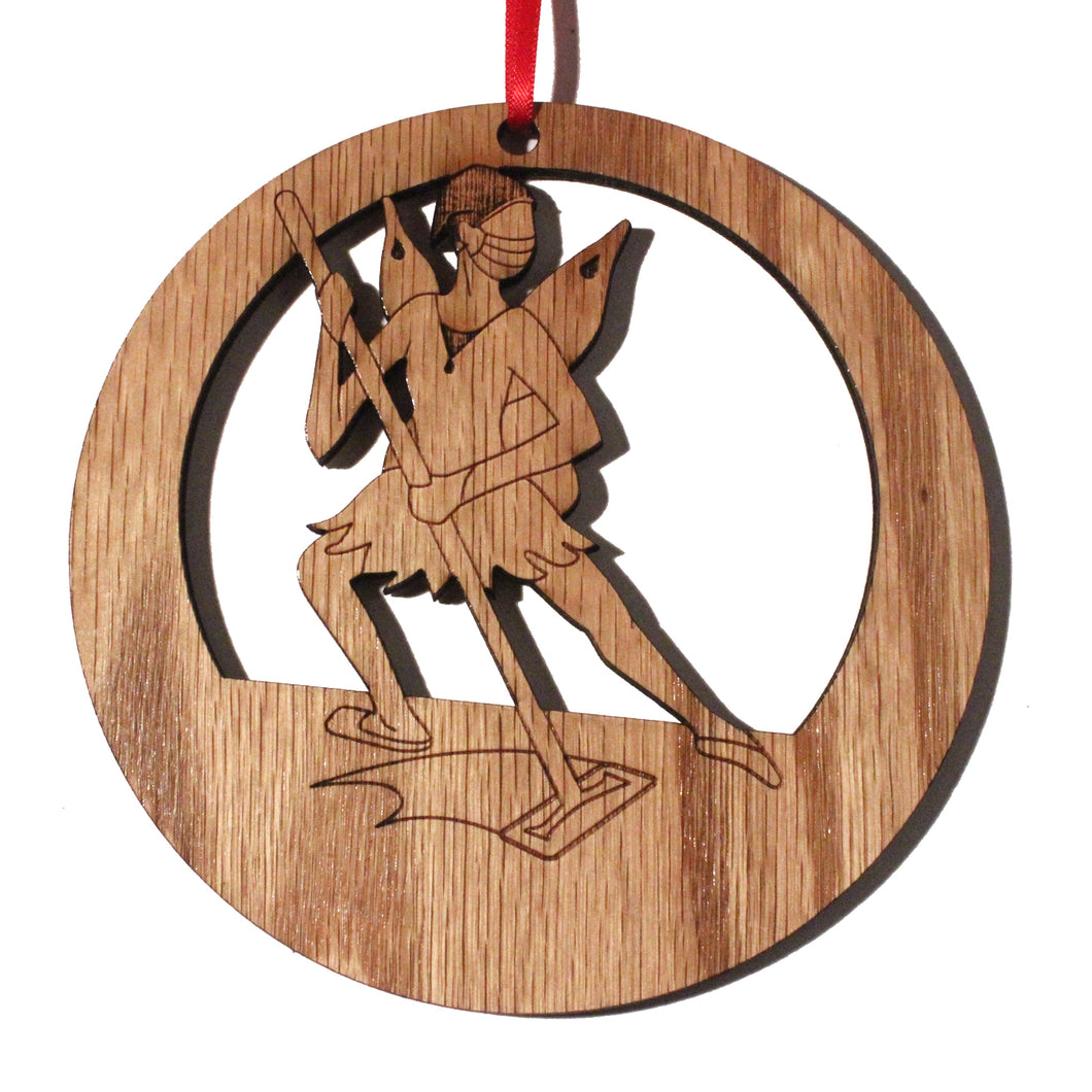 Disinfectant Fairy Laser-Etched Ornament