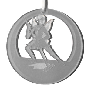 Disinfectant Fairy Laser-Etched Ornament