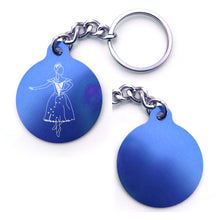 Load image into Gallery viewer, Cinderella Key Chain (Choose from 4 designs)