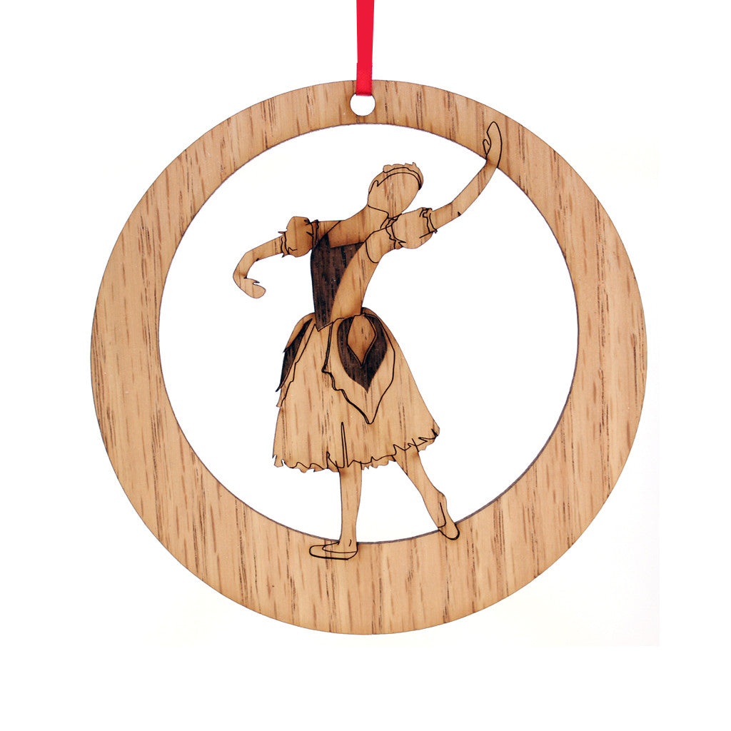 Flower Laser-Etched Ornament - Ballet Gift Shop