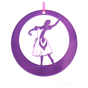 Flower Laser-Etched Ornament - Ballet Gift Shop