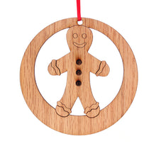 Load image into Gallery viewer, Gingerbread Boy Laser-Etched Ornament - Ballet Gift Shop