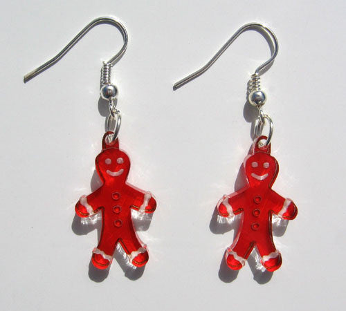 Gingerbread Men Earrings - Ballet Gift Shop