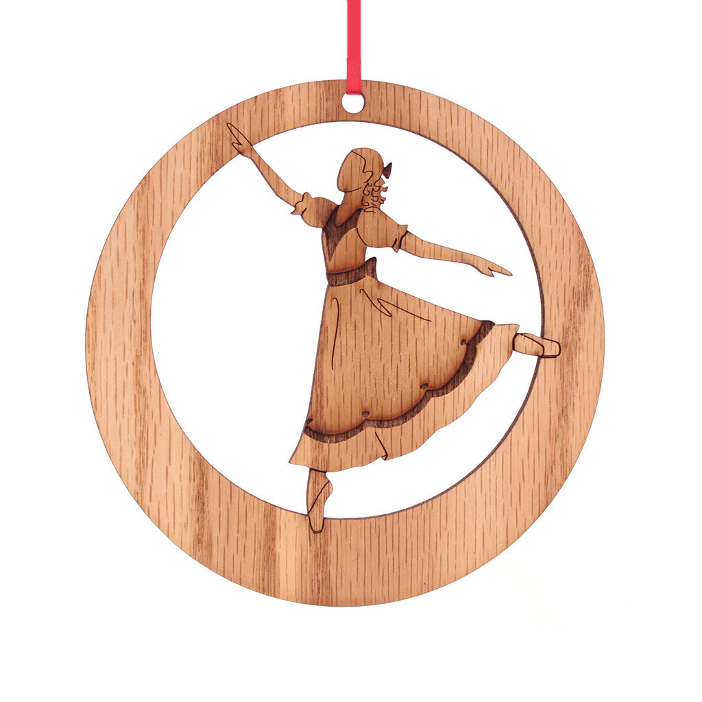 Girl at the Party Laser-Etched Ornament - Ballet Gift Shop