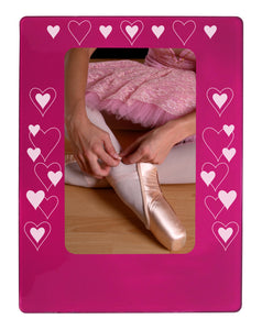 All Hearts 4" x 6" Magnetic Photo Frame (Vertical/Portrait) - Ballet Gift Shop