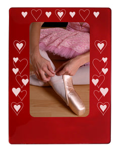 All Hearts 4" x 6" Magnetic Photo Frame (Vertical/Portrait) - Ballet Gift Shop