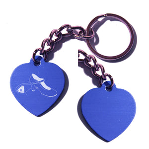 Dance-Themed Key Chain - Heart (Choose from 6 designs)